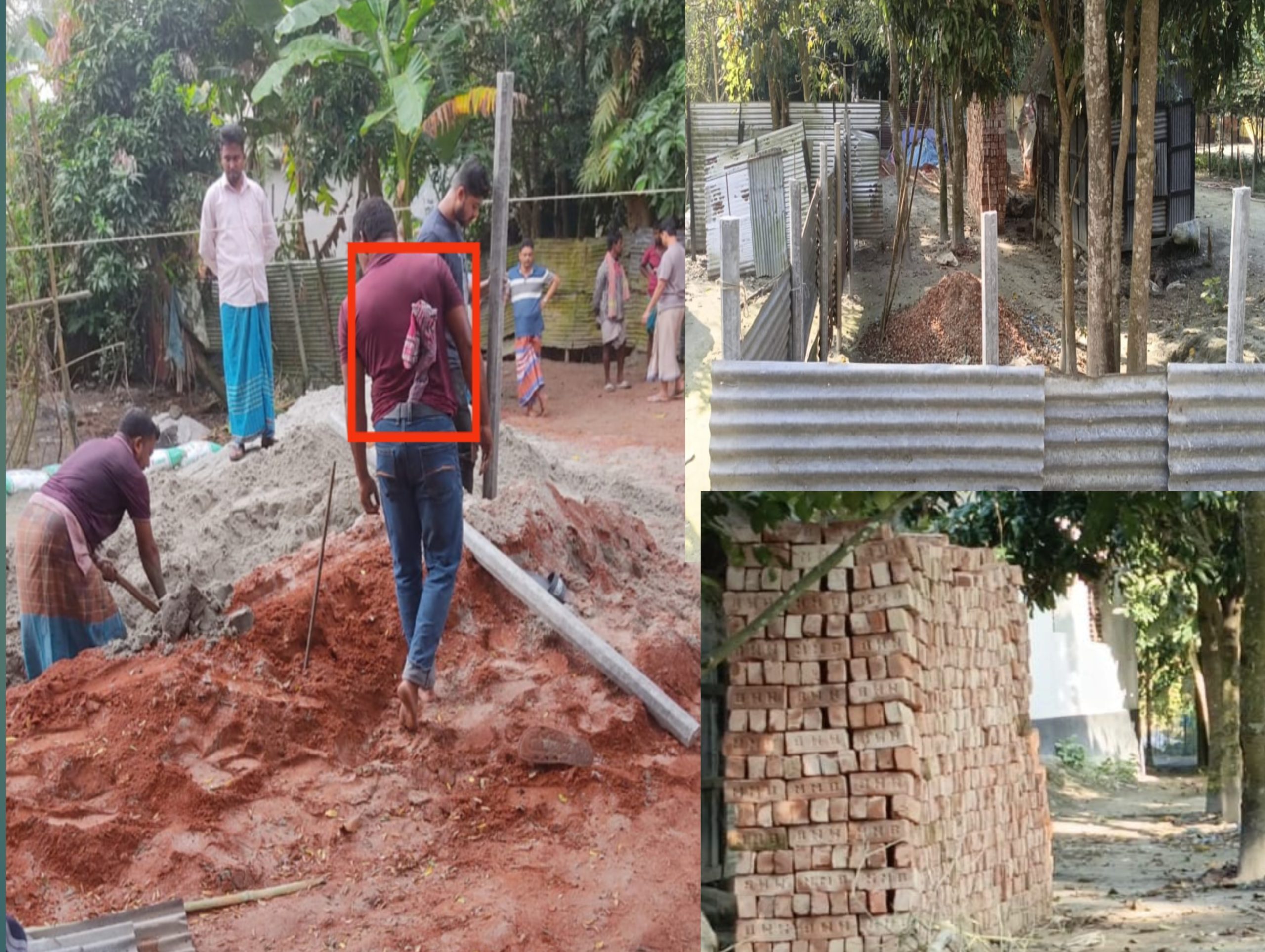 বিচার চায় ঘরবন্দী পরিবার—টিনের বেড়ায় আটকে মানবেতর জীবন যাপন।