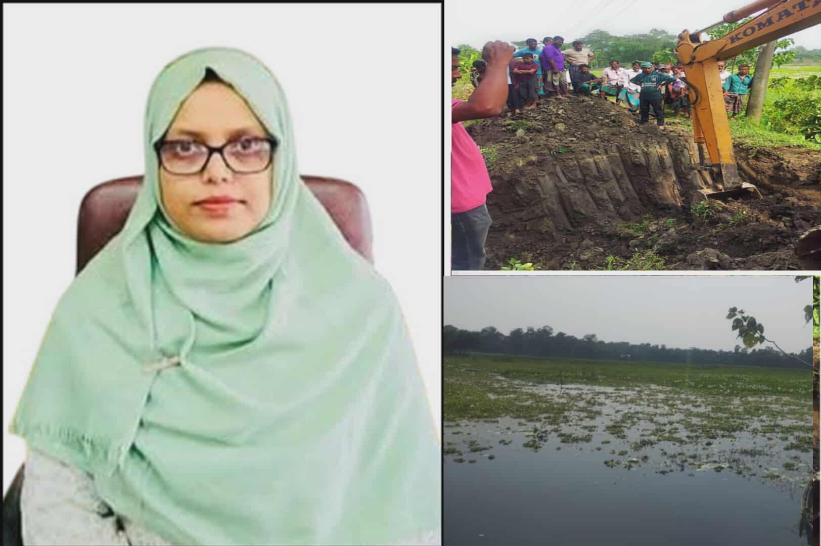 লাকসামে ইউএনও নার্গিস সুলতানার যুগান্তকারী পদক্ষেপে কৃষকদের মুখে হাসি।