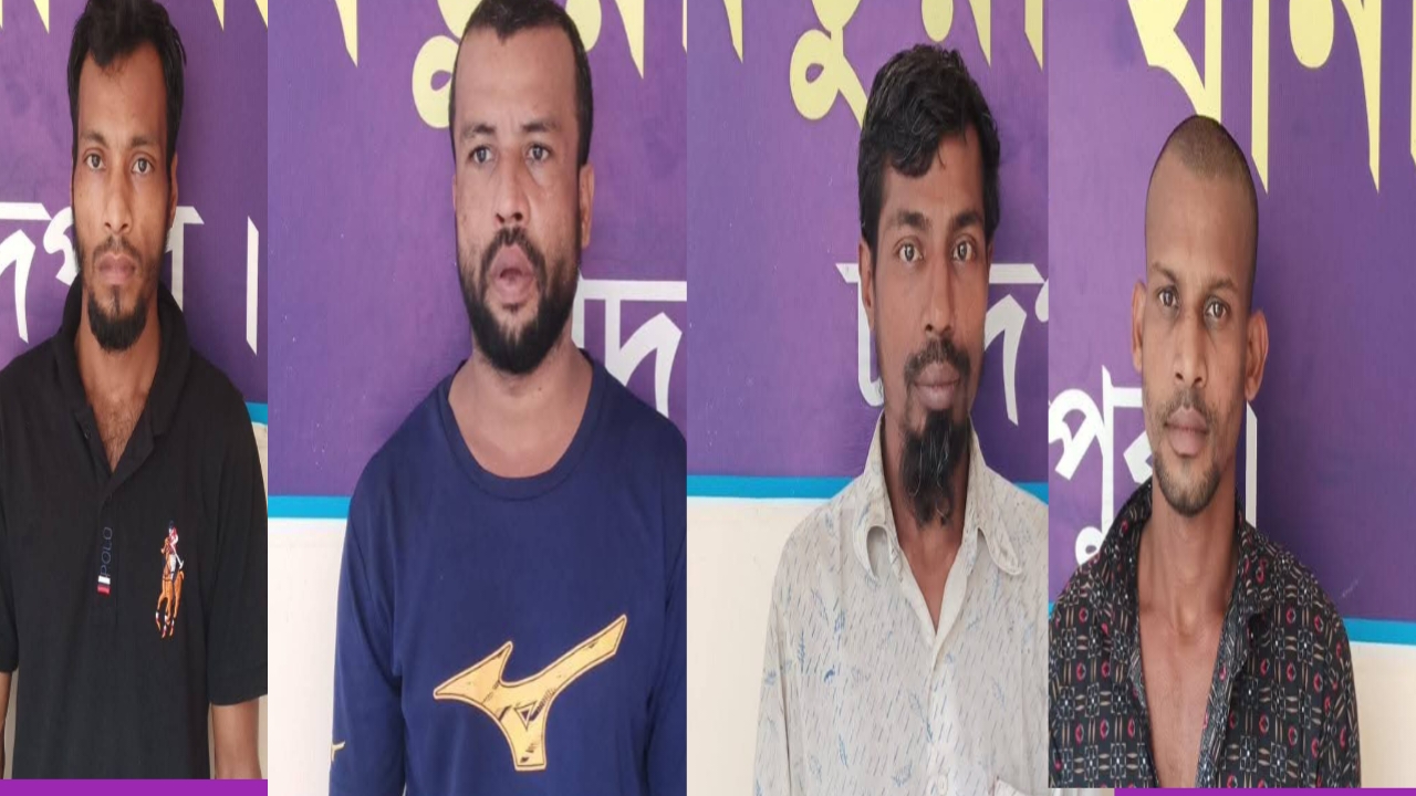 কচুয়ায় মাদকবিরোধী অভিযানে সাফল্য: গাঁজা ও ইয়াবাসহ চার ব্যবসায়ী গ্রেফতার